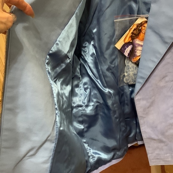 IMAN 100% leather&fabric jacket platinum collection - Picture 4 of 15